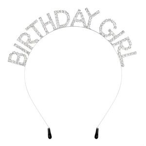 'BIRTHDAY GIRL' Rhinestone Headband